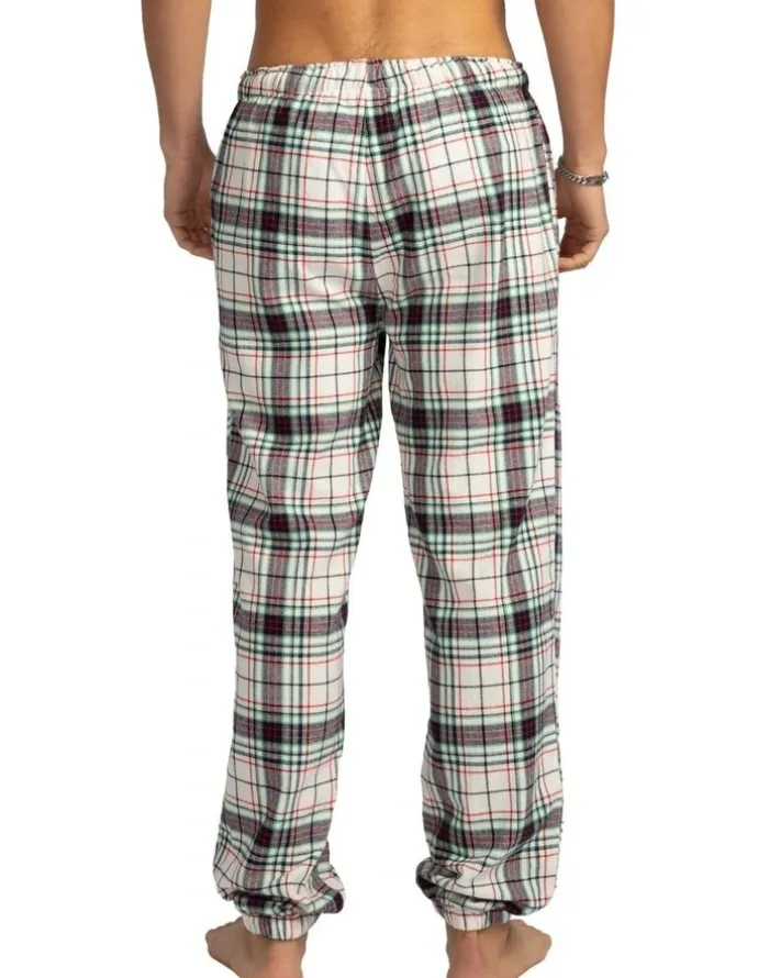 Mitch Dowd Athletic Herringbone Flannel Pyjama Pant in Multi