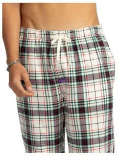 Mitch Dowd Athletic Herringbone Flannel Pyjama Pant in Multi