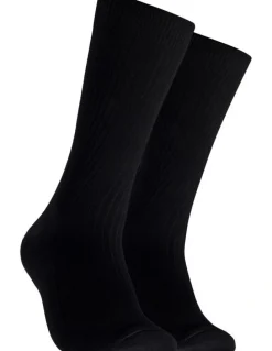 Mitch Dowd Bamboo Rib Socks 2 Pack in Black