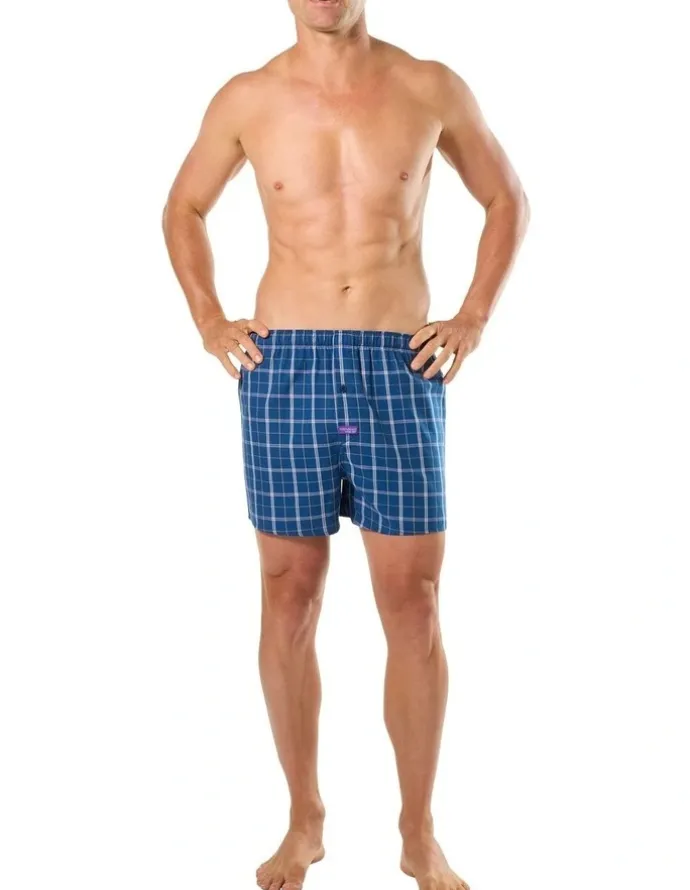 Mitch Dowd Beer Me Cotton Woven Boxers 3 Pack in Multi