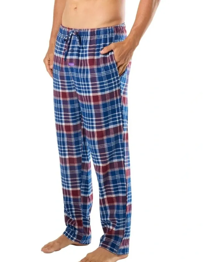 Mitch Dowd Boston Check Flannel Sleep Pant in Multi