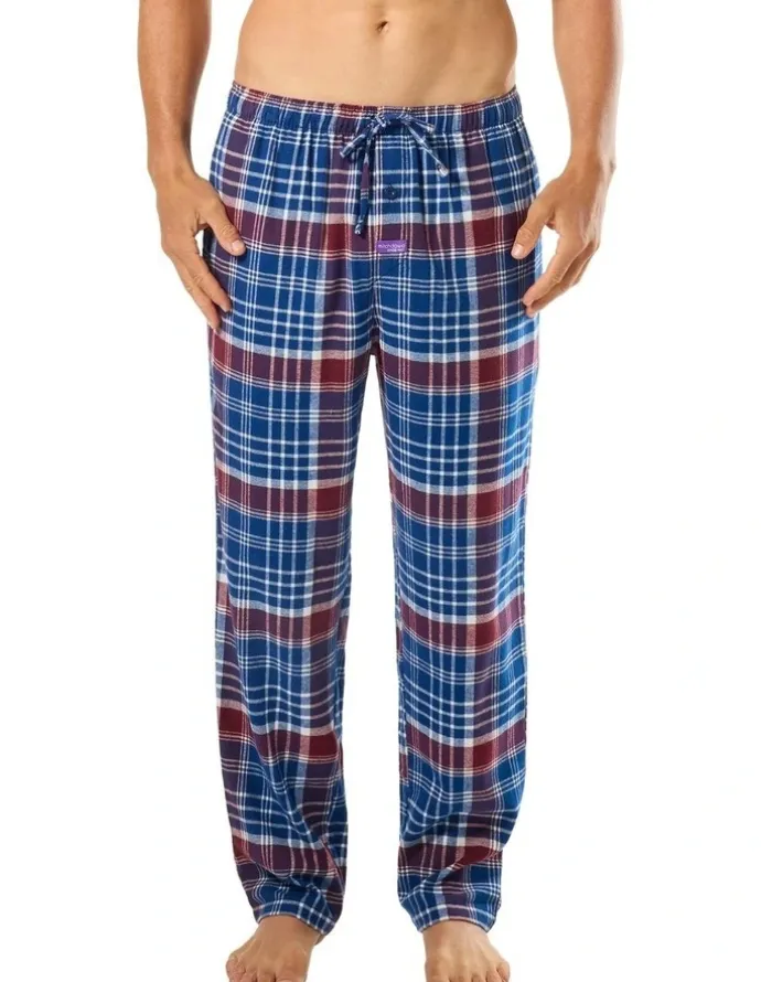 Mitch Dowd Boston Check Flannel Sleep Pant in Multi