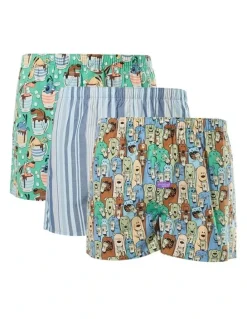 Mitch Dowd Boxers 3 Pack in Multi