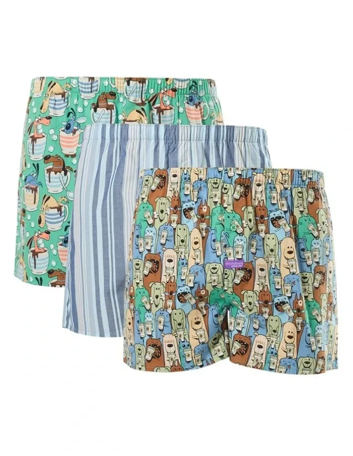 Mitch Dowd Boxers 3 Pack in Multi