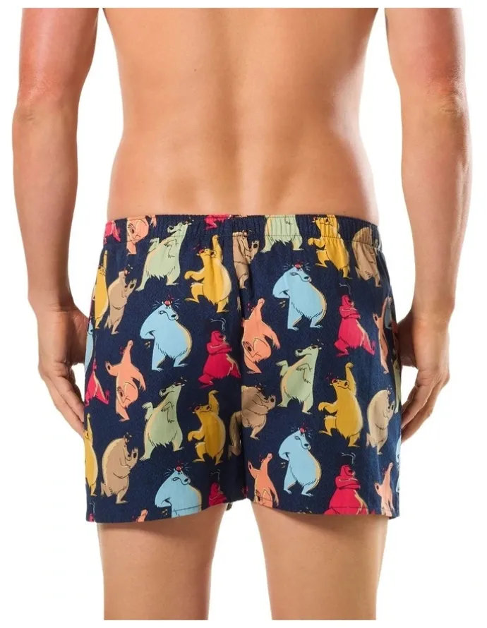 Mitch Dowd Dance Cotton Woven Boxer in Black