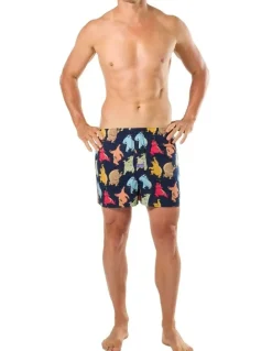 Mitch Dowd Dance Cotton Woven Boxer in Black