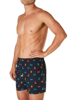 Mitch Dowd Dog Bamboo Boxer Short in Navy