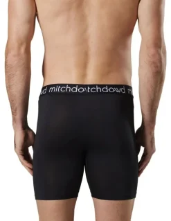 Mitch Dowd Eco Micro Recycled Repreve Comfort Trunk 3 Pack in Black/White
