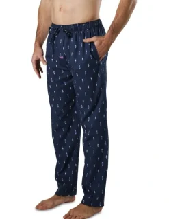 Mitch Dowd Flint Cotton Sleep Pant in Navy