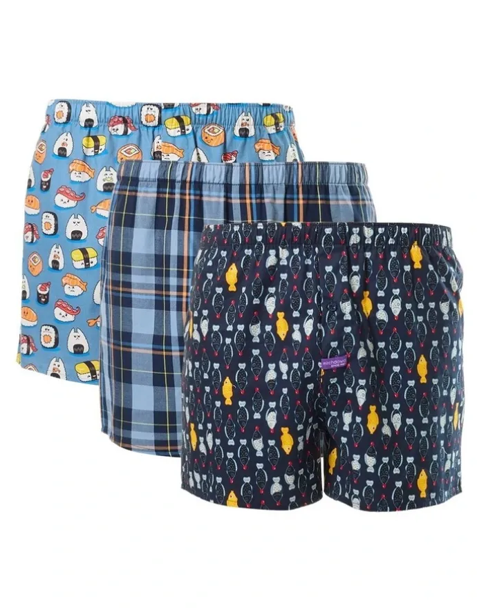 Mitch Dowd Kawaii Sushi Boxers 3 Pack in Multi