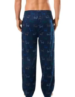 Mitch Dowd Polar Play Bamboo Flannel Sleep Pant in Blue