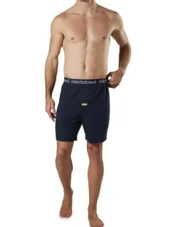 Mitch Dowd Soft Bamboo Knit Sleep Short in Navy