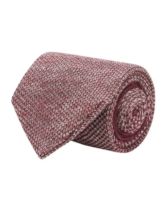 MJ Bale Arena Knit Tie in Cherry