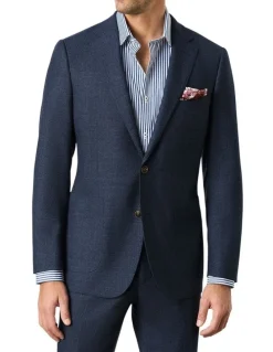 MJ Bale Bowning Suit Jacket in Blue