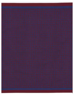 MJ Bale Briarfield Pocket Square in Burgundy