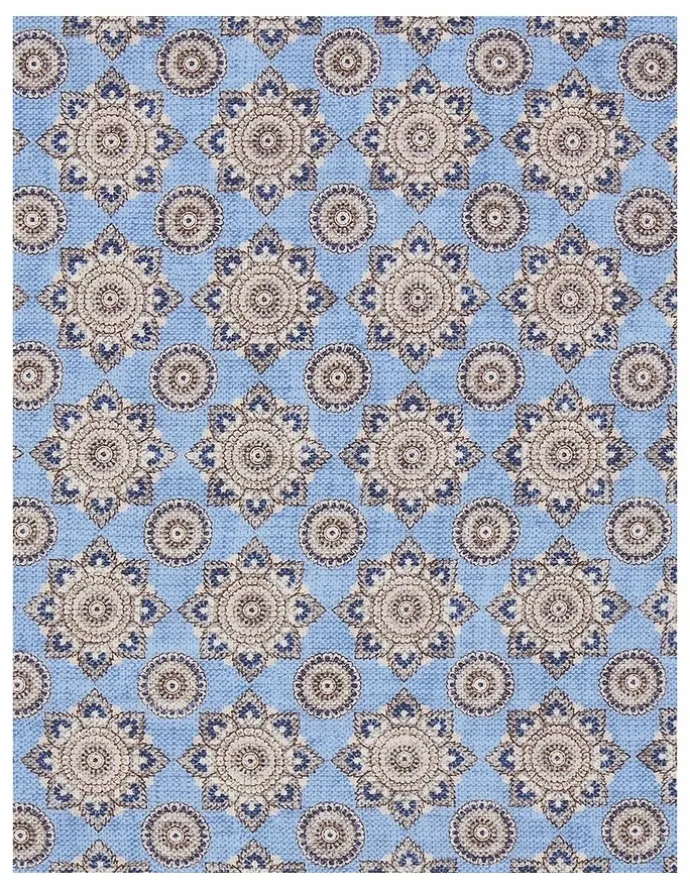 MJ Bale Ferraresi Pocket Square in Blue