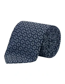 MJ Bale Harrowden Tie in Navy Blue
