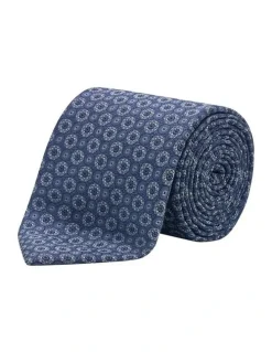 MJ Bale Harrowden Tie in Mid Blue
