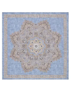 MJ Bale Lunardo Pocket Square in Blue