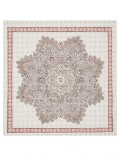 MJ Bale Lunardo Pocket Square in White Peach