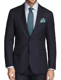 MJ Bale Saunders Navy Slim Jacket