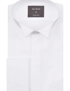 MJ Bale Termao White Tuxedo Shirt