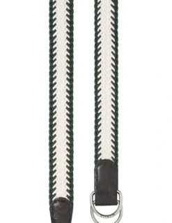 MJ Bale Wyatt Belt in Green/White