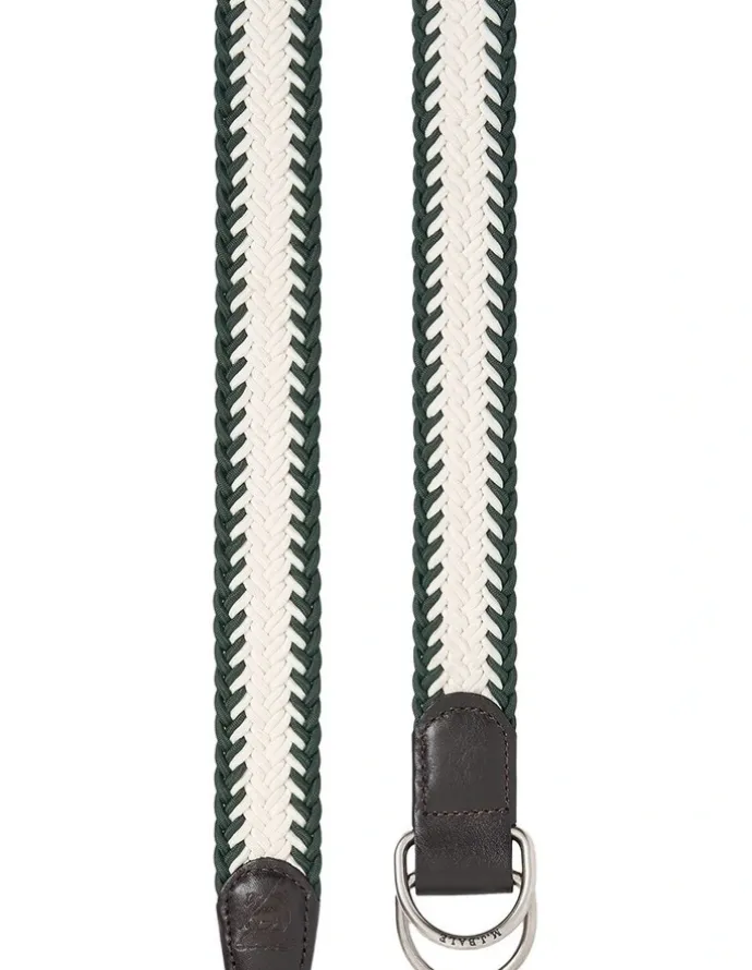 MJ Bale Wyatt Belt in Green/White