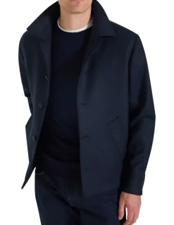 MJ Bale Berkeley Wool Jacket in Navy