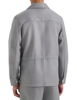 MJ Bale Byron Summer Jacket in Light Grey