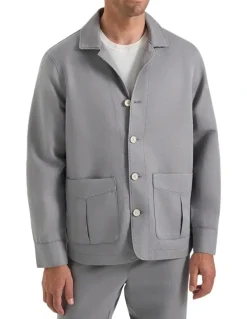 MJ Bale Byron Summer Jacket in Light Grey