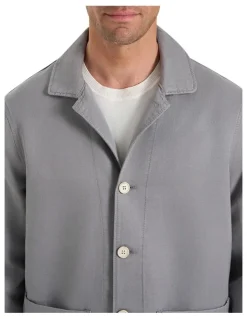 MJ Bale Byron Summer Jacket in Light Grey