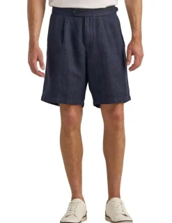 MJ Bale Cruz Printed Shorts in Midnight