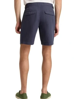 MJ Bale Menorca Side Tab Short in Vintage Denim