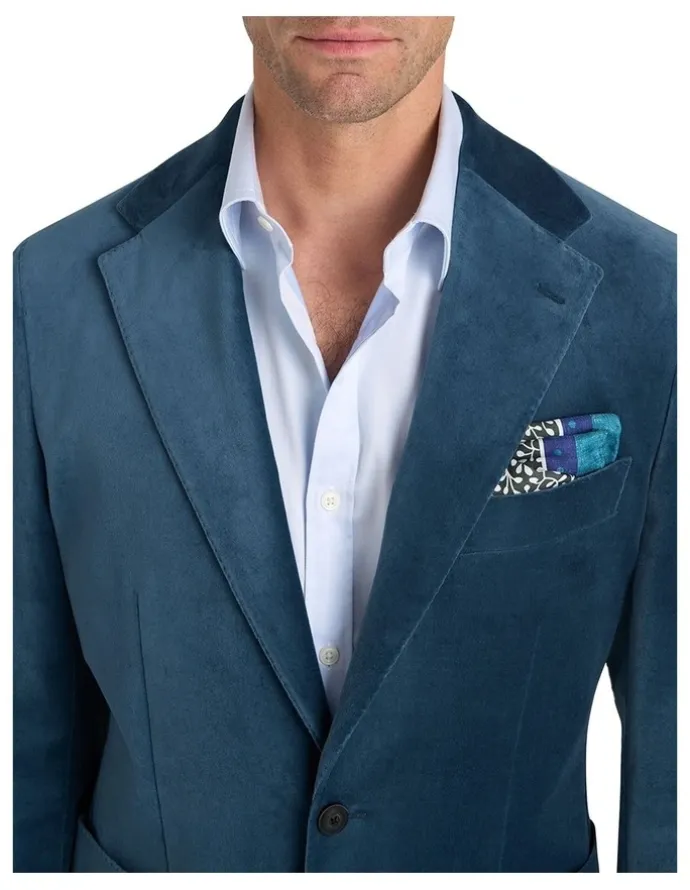 MJ Bale Mercury Velvet Jacket in Denim