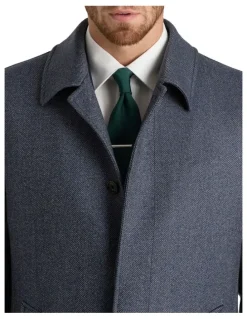 MJ Bale Oberon Coat in Lake House Blue
