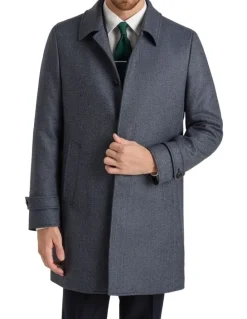 MJ Bale Oberon Coat in Lake House Blue