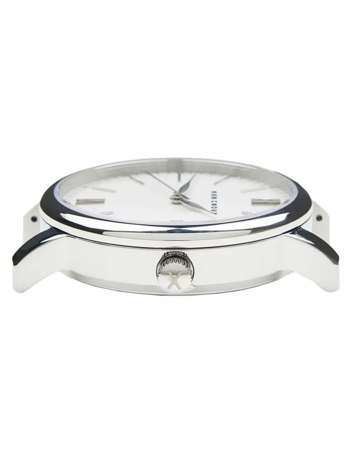 Mon Choux Homme Mesh Watch 42mm in Silver