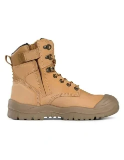 Mongrel High Leg Zipsider Scuff Cap 561050 Work Boots in Wheat