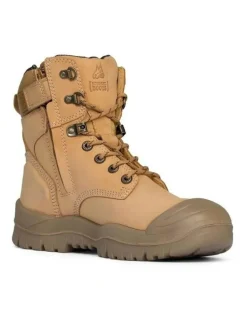 Mongrel High Leg Zipsider Scuff Cap 561050 Work Boots in Wheat