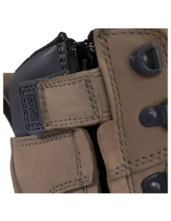 Mongrel High Leg Zipsider Scuff Cap 561060 Work Boots in Stone