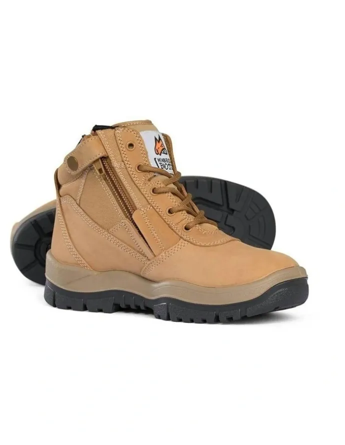 Mongrel Zipsider Non-Safety Soft Toe 961050 Work Boots in Wheat