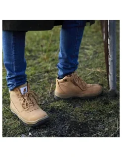 Mongrel Zipsider Non-Safety Soft Toe 961050 Work Boots in Wheat