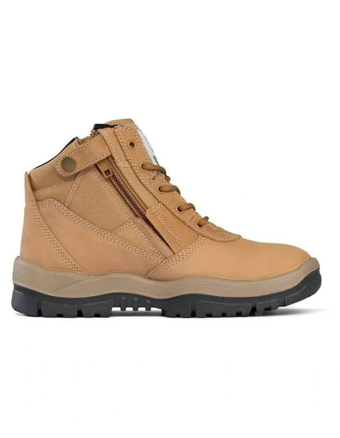 Mongrel Zipsider Safety Steel Toe 261050 Work Boots in Wheat