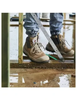 Mongrel Zipsider Scuff Cap Safety Steel Toe 461060 Work Boots in Stone