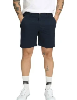 Mosmann Brando Chino Shorts in Navy