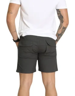 Mosmann Travis Casual Shorts in Charcoal