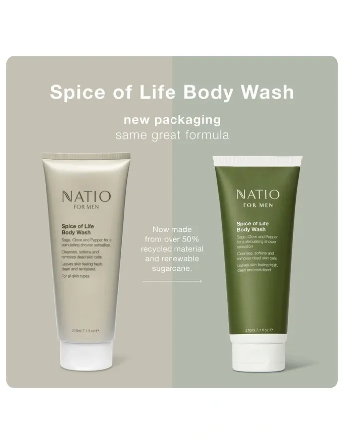 Natio For Men Spice of Life Body Wash