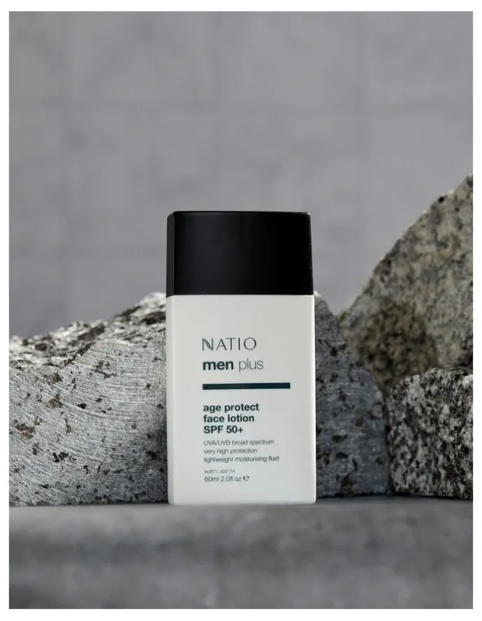 Natio Mens Plus Age Protect Facial Fluid SPF 50+ 60ml