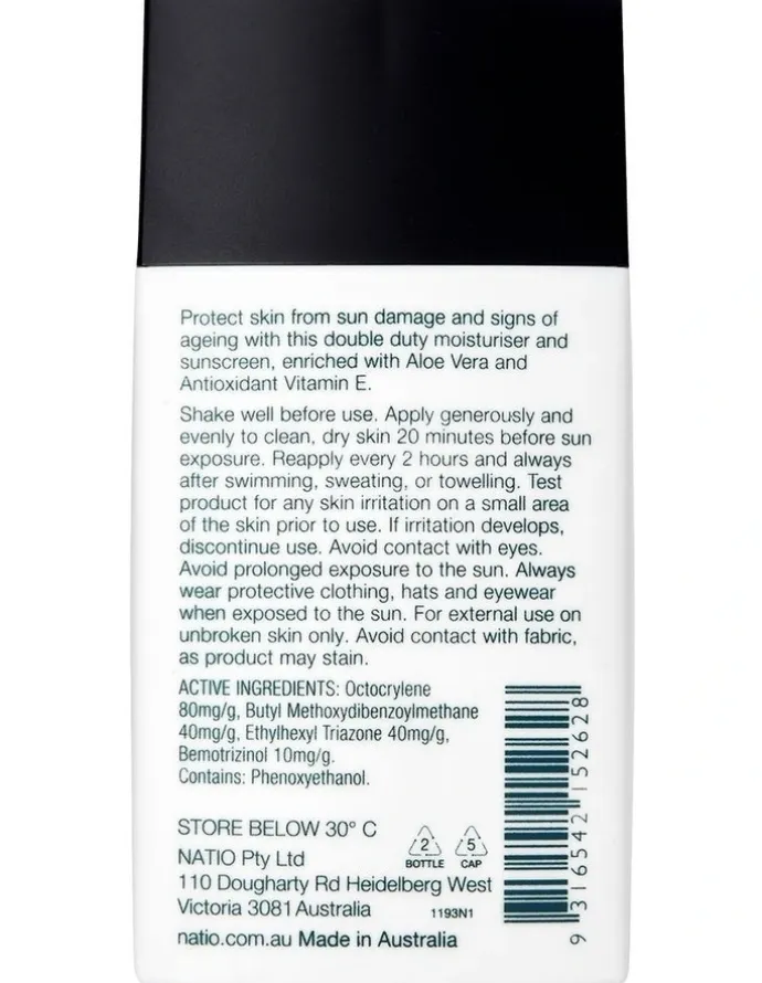 Natio Mens Plus Age Protect Facial Fluid SPF 50+ 60ml